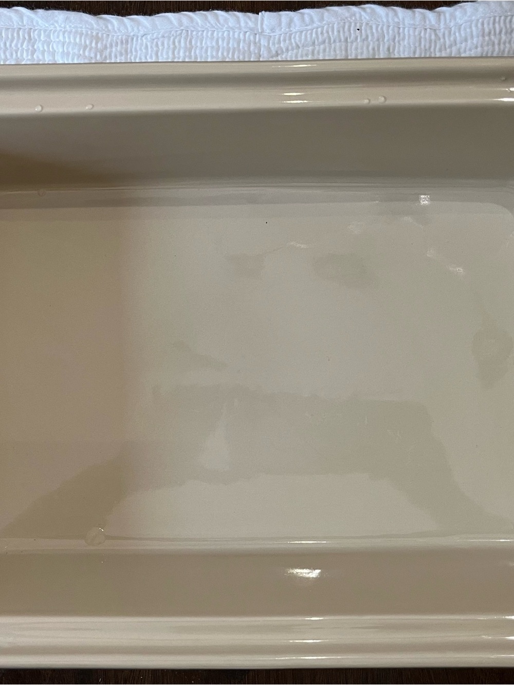 Le Creuset Heritage Rectangular Covered Casserole - French Gray - Picture 3 of 5